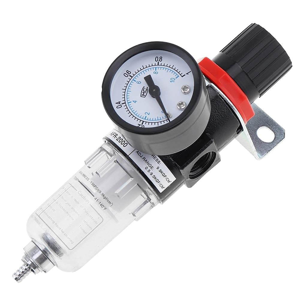 Pneumatic Air Filter Regulator AFR-2000 Compressor Pressure Reducing ...